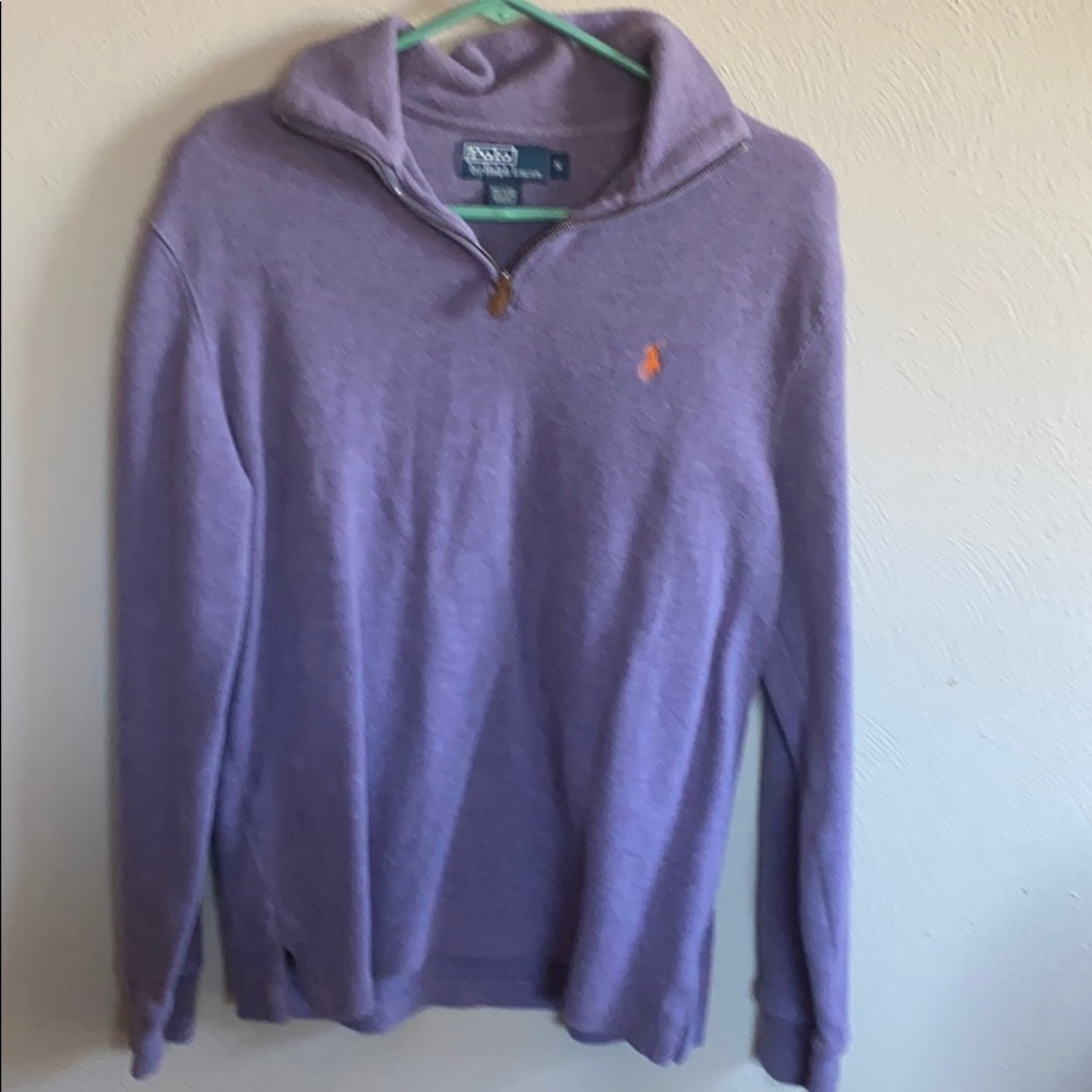 Ralph Lauren Polo Purple Quarter Zip Fleece